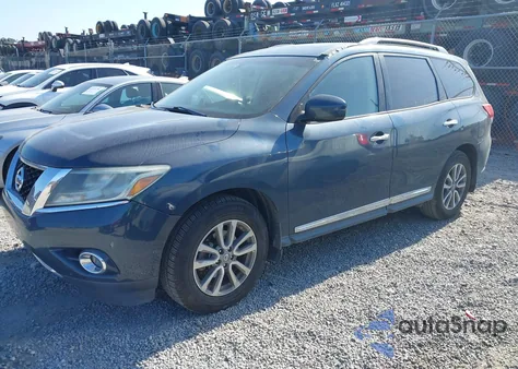 2014 Nissan Pathfinder Sl из США, поврежденный, VIN 5N1AR2MM8EC624004